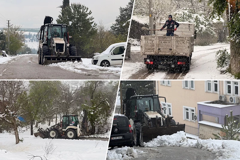 Karabük Belediyesi Karla Mücadele Çalışmalarını Sürdürüyor
