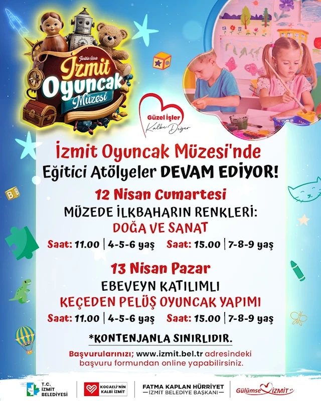 ÇOCUKLARIN HAYAL GÜCÜ OYUNCAK MÜZESİ’NDE RENK BULACAK