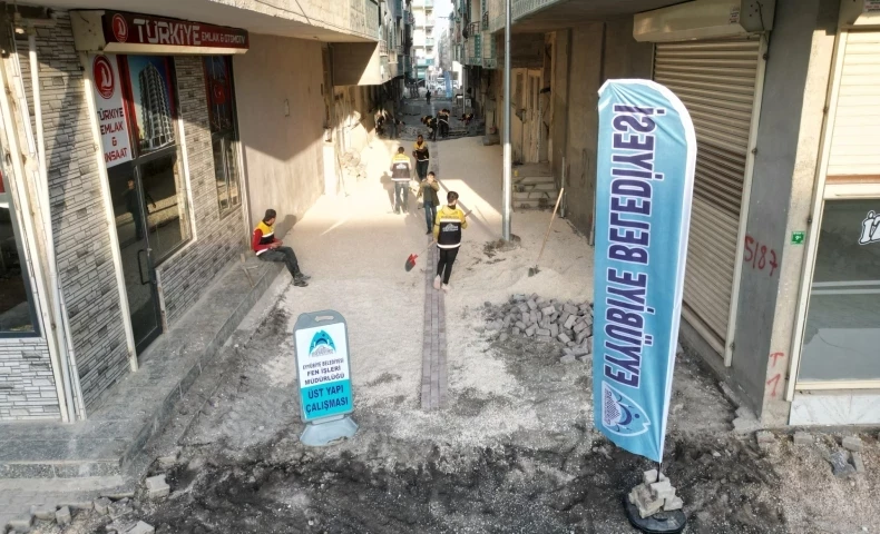 Asya ve Direkli Mahallesi’nde 100 Bin Metrekare Sokak Yenilemesi