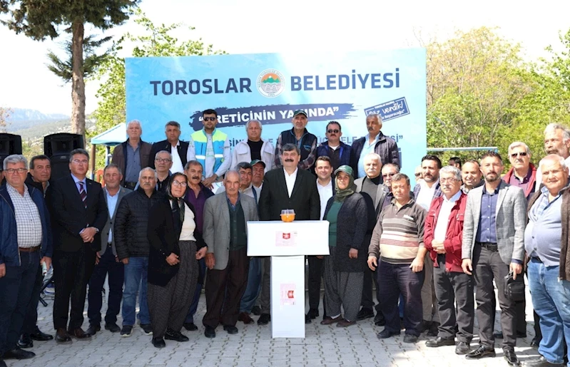 TOROSLAR BELEDİYESİNDEN ÇİFTÇİYE DESTEK